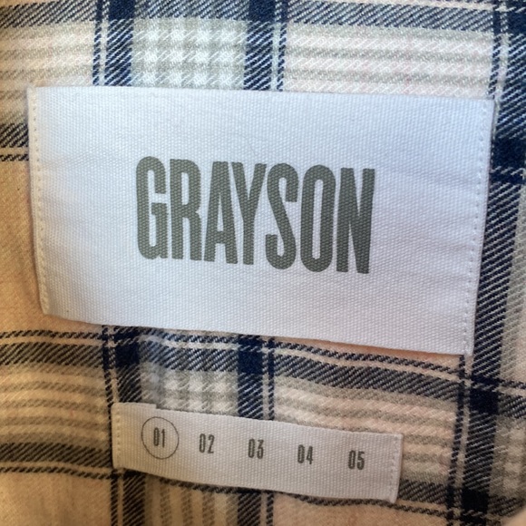 fall grayson plaid flannel button up - Picture 4 of 4